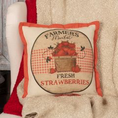 Fresh Fruit Strawberry Pillow