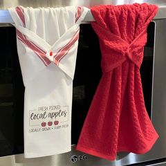 Fresh Picked Apples Kitchen Towel Set of 2