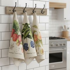 Freshly Picked Fruit Tea Towel Collection Set of 3