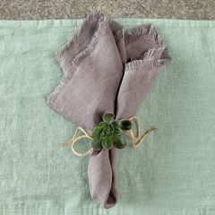 Fringed Casual Linen Napkin