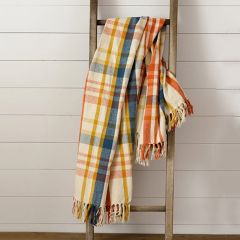 Fringed Flannel Throw Blanket