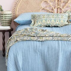 Fringed Floral Throw Blanket