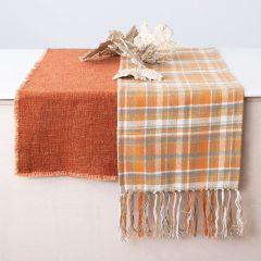 Fringed Linen Table Runner