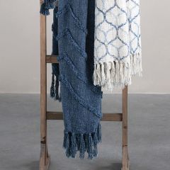 Fringed Stonewashed Throw Blanket