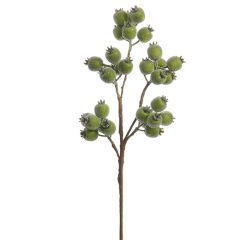 Frosted Green Berry Spray Set of 3