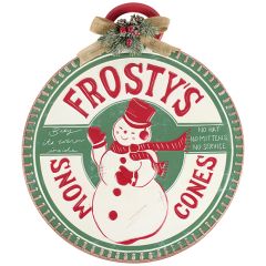 Frosty's Snow Cones Metal Wall Sign