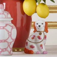 Fruit Motif Dog Candle Holders Set of 2
