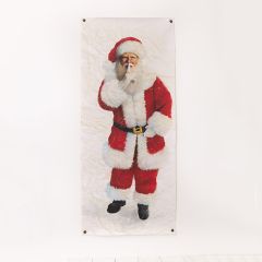 Full Size Shhhhh Santa Paper Wall Art