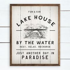 Fun and Sun Lake House Wall Sign