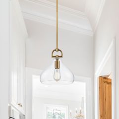 Funnel Glass Pendant Light