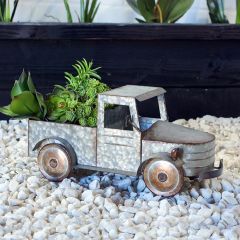 Galvanized Metal Decorative Truck