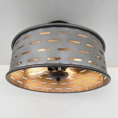 Galvanized Metal Farmhouse Light Fixture