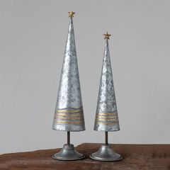 Galvanized Metal Tabletop Tree