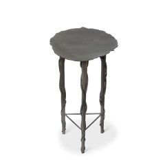 Garden Charms Iron Lily Pad Accent Table