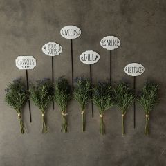 Garden Charms Metal Garden Stake Collection Set of 6