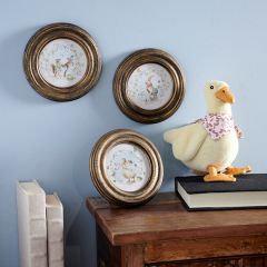 Garden Friends Framed Wall Decor Set of 3