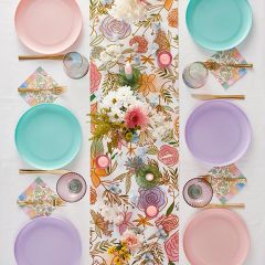 Garden Party Cotton Table Runner