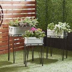 Garden Tub Planter Collection Set of 3