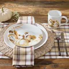Gathered Harvest Autumn Salad Plate Set of 4