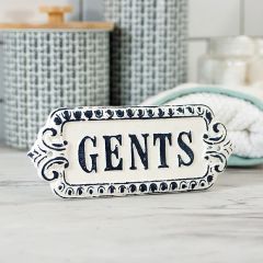Gents Wall Plaque Bathroom Sign