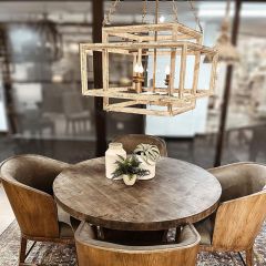 Geometric Cottage Chandelier
