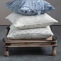 Geometric Jacquard Square Throw Pillow