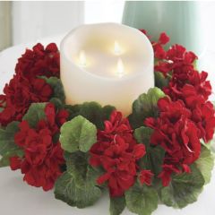 Geranium Candle Ring
