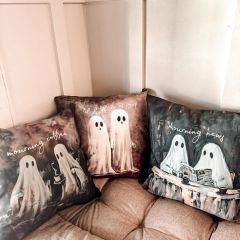 Ghost Couple Pillow Cover