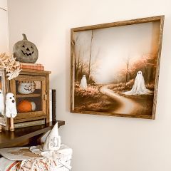 Ghostly Encounters Printed Canvas Wall Art