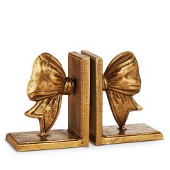 Gilded Bow Bookends