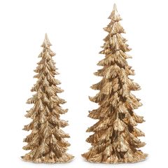 Gilded Forest Holiday Trees Set of 2