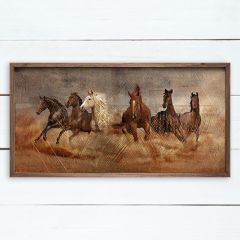 Gilded Stampede Wall Art