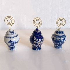 Ginger Jar Place Card Holders Set of 3