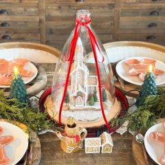 Gingerbread Church Tabletop Figure