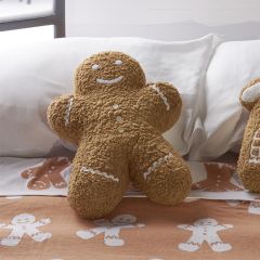Gingerbread Man Accent Pillow
