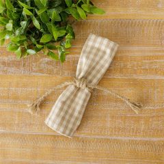 Gingham Check Cotton Napkin Set of 4