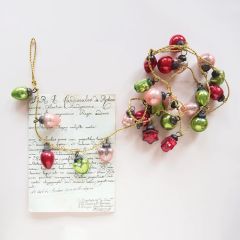 Glass Ball Festive Christmas Garland