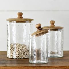 Glass Canister With Lid