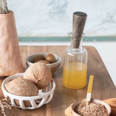 Glass Cylinder Decanter With Stopper