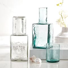 Glass Decanter Bottle with Glass Set