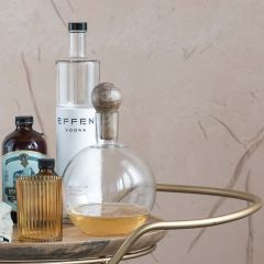 Glass Globe Decanter With Stopper