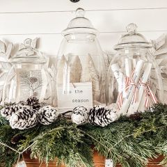 Glass Jar Canister With Lid 15 inch