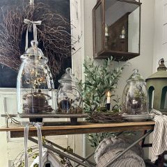 Glass Jar Canister With Lid