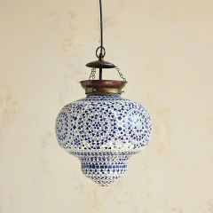 Glass Mosaic Hanging Pendant Lamp