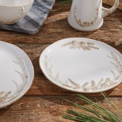 Glazed Antler Design Salad Plate