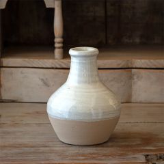 Glazed Carafe Vase 7.5 Inch