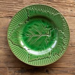Glazed Grape Leaf Dinner Plate