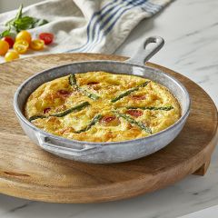 Glazed Stoneware Skillet Baker