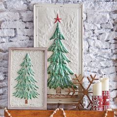 Glitter Tree Iron Wall Art 40 Inch