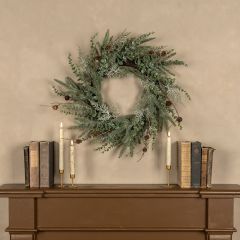 Glittered Kringle Pine Wreath
